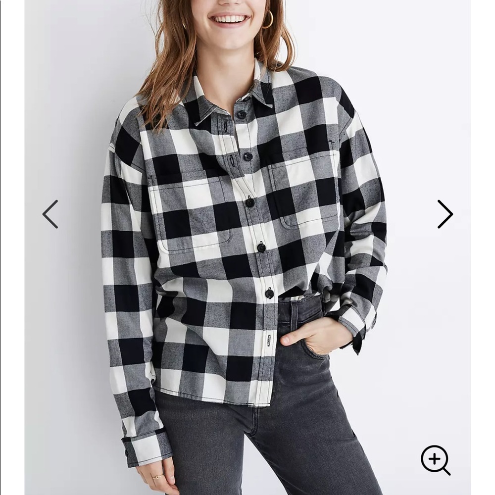 Madewell Shirt-Jacket in Buffalo Check